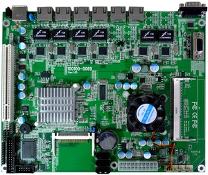 ISD525 es un buen uso de la placa base Intel Atom D410 o D525 6 LAN * 1000Mbs, venta al por mayor de fábrica, para PC industrial estable - Product Image 2