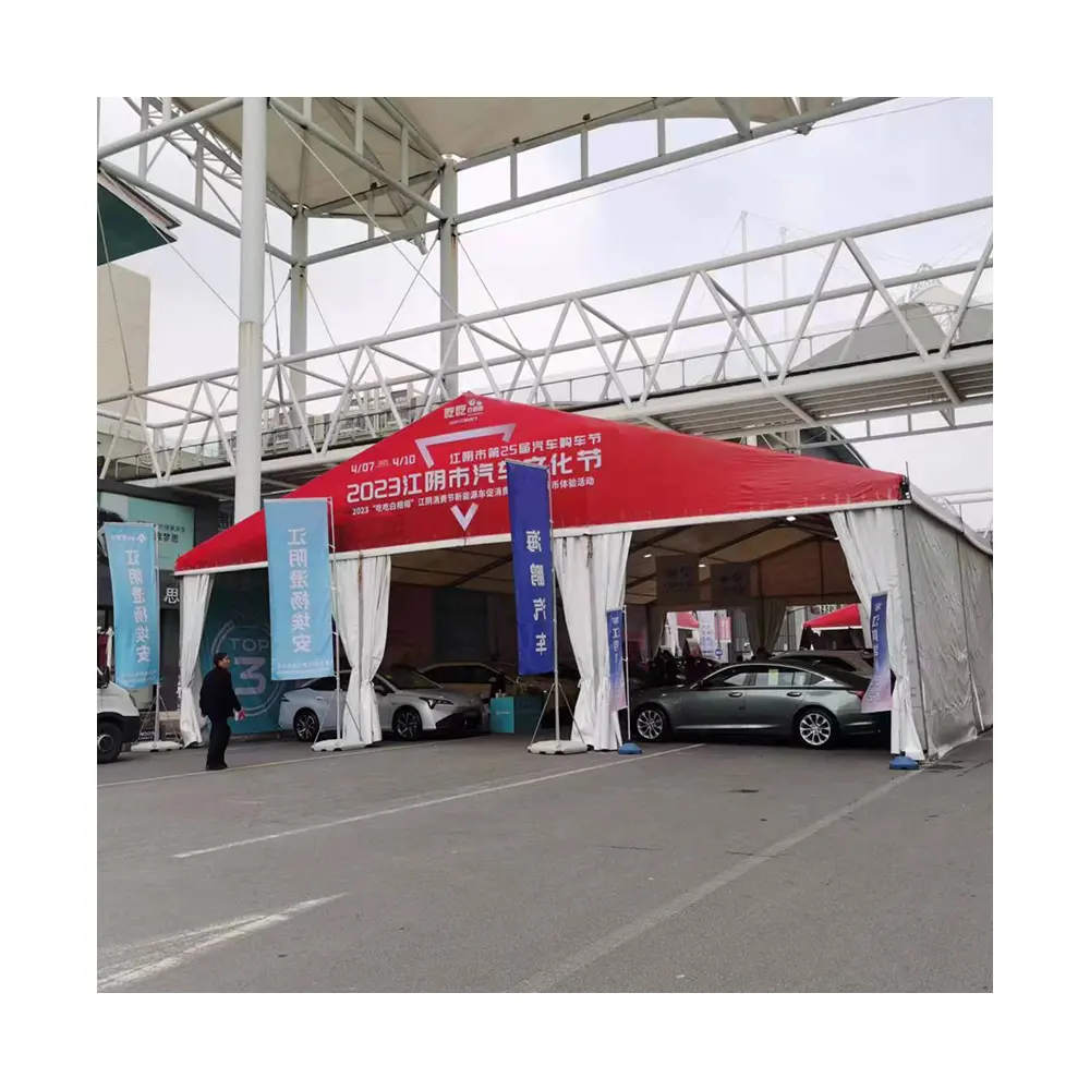Outdoor Auto Show Zelt PVC Regenschutz Ausstellungs zelt mit Futter für große Versammlungen