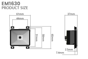 2dバーコードスキャナーモジュール1D2D埋め込みバーコードスキャナーエンジン (キオスクUSBスキャナー用) - Product Image 5