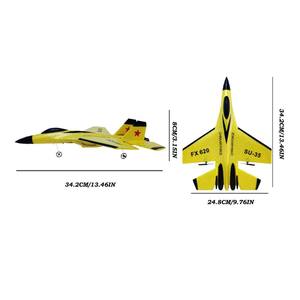 מכירה חמה מטוס שלט רחוק עם אור LED טיסת לילה SU35 מטוס RC צעצוע EPP קצף גלשן צעצועי מטוס