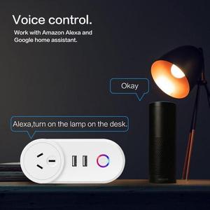 Control de dientes azul BSD31, dispositivo con USB dual, sin monitor de energía, se puede adaptar a varias especificaciones, enchufe inteligente, toma extendida, tuya 16A - Product Image 5