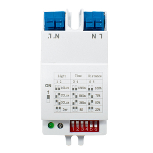 5.8GHz LEDマイクロ波レーダーセンサーライトスイッチ人体モーション誘導センサーコントローラースイッチAC 220V-240V - Product Image 1