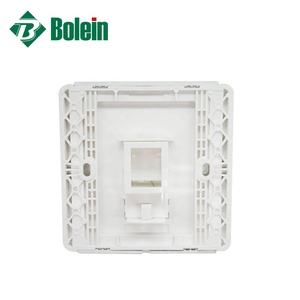 Bolein One Port in stile francese frontalino interruttore a parete piastra RJ45 rete presa a muro modulare fronte piastra 86 tipo Cat5 Cat6 - Product Image 3
