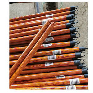 Maior Venda Wood Grain Design PVC Vassoure Cabeça Wide Wooden Broom Stick Floor Wiper para Uso Doméstico - Product Image 6