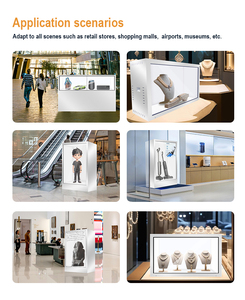 1G/4G DDR3 RAM + 8G/16G/32G Rom 4 lõi đa kích cỡ 10 điểm trong nhà Điện dung màn hình cảm ứng holobox hiển thị Showcase MUL-Ngôn ngữ - Product Image 3