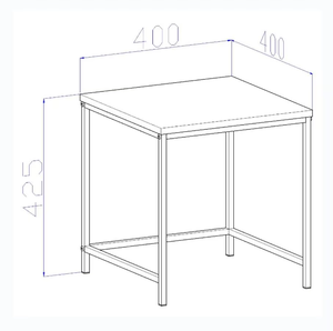 Juego de muebles de sala de estar modernos de nuevas tendencias de Venta caliente de 3 mesas de centro nido de mesa auxiliar conjunto de mesa de centro cuadrada - Product Image 2