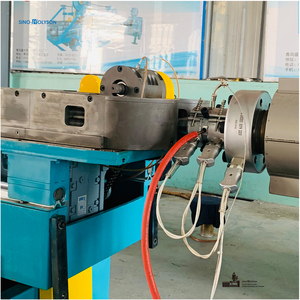 30m/dak +-yüksek hızlı HDPE/PP PVC elektrik borusu oluklu boru yapma makinesi - Product Image 5