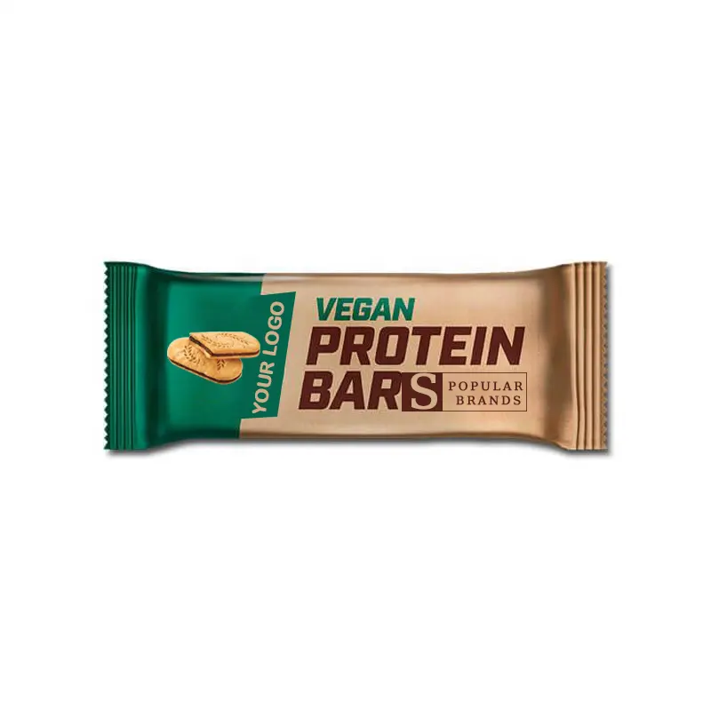 Barra de proteína vegana de grado alimenticio, paquetes personalizados, Red de peso, barra de proteína, 45g, promoción, 2023