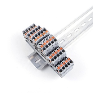 PT2.5-3L 24-12 AWG Electrical 2.5mm Third Layer Three Level <strong>Spring</strong> Cgae <strong>Push</strong>-in <strong>Spring</strong> Din Rail <strong>Terminal</strong> <strong>Block</strong> - Product Image 6