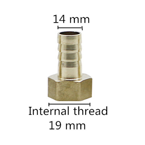 Yellow - 1/2" Female Thread to 14mm