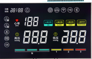 ROHS bildschirm lcd 7 monochromes segment lcd display Fabrik individuelles COB COG LCD-Modul monochromes display - Product Image 5