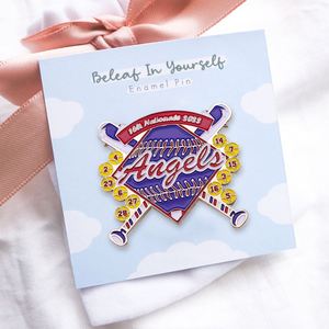 Yeni stil ucuz özelleştirme mektubu Logo yaka iğneler yumuşak ve sert emaye Metal rozet rozeti emaye Pi - Product Image 1