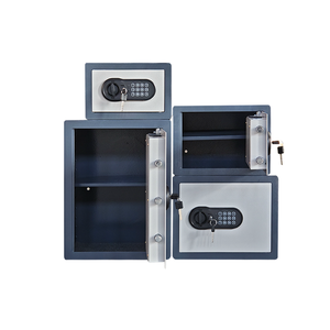 Caja fuerte electrónica de acero con código digital y llave para el hogar, hotel, oficina, banco, almacenamiento, tipo seguro - Product Image 6