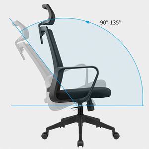 Moderno e confortevole ufficio reclinabile ergonomico, girevole sedie da scrivania con supporto lombare/ - Product Image 2