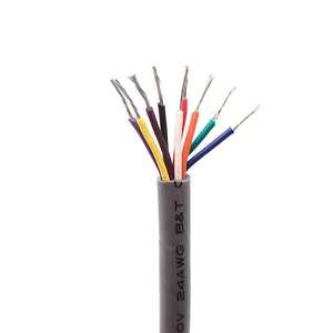 Çok çekirdekli ekran örgü enstrüman kablosu 2/3/4/5/7/12/24 çekirdek saf bakır korumalı kontrol kablo tel - Product Image 3