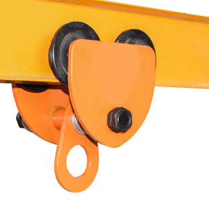0.5-10 ton dişli monoray arabası manuel işın arabası el kumandalı manuel düz arabası - Product Image 3