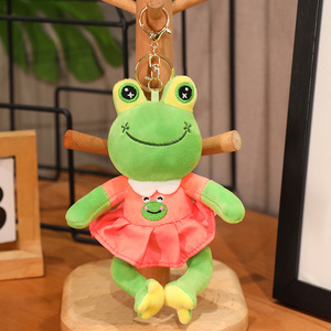 蛙龟驴蓝变形熊可爱plushie钥匙扣定制毛绒钥匙扣10厘米情侣可爱plushie钥匙扣