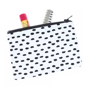 Versatile Zippered <strong>Pouch</strong>. Serves As Coin Purse, Wallet, Makeup Holder. Holds Rosary, Earbuds, Phone. Customizable. - Product Image 2