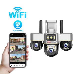 V380 nuevo 3 lentes y 3 pantallas CCTV de seguridad con el que se pueden controlar todas las lentes en la aplicación IP WIFI Network 3 PTZs Cámara de triple lente - Product Image 2