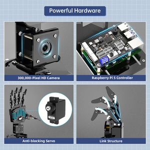 Hiwonder uHandPi Raspberry Pi Roboter hand, AI Vision Erkennung und Verfolgung, Python-Programmierung, Deep Learning
