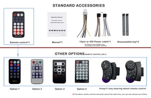 LCD ekran ile ayrılabilir panel araç MP3 çalar MMC USB desteği uzaktan kumanda - Product Image 5