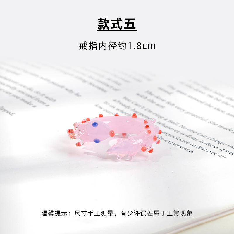 Pink Dragon ring