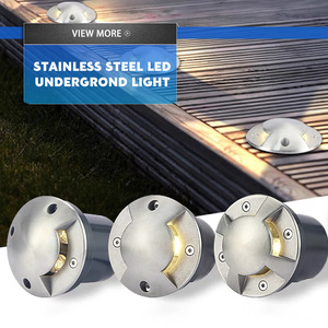 RGB &amp; RGBW 6W 7W Waterproof IP67 Recessed <strong>LED</strong> Pathway Light Stainless Steel Outdoor Underground Lighting - Product Image 1