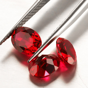 Large 12x18MM Blood <strong>Ruby</strong> Stones Synthetic Emerald Cut <strong>Ruby</strong> Zircon Stone Price Artificial <strong>Ruby</strong> - Product Image 5