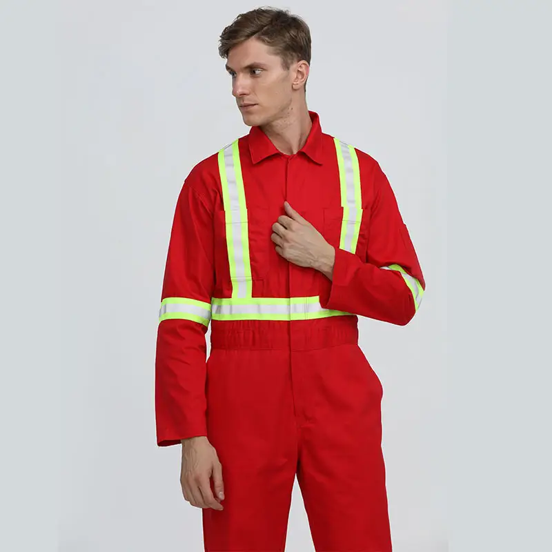 Anti chama aramid piloto coverall soldagem uniforme segurança contra incêndio industrial arco flash proteção vermelho macacões trabalho ppe roupas