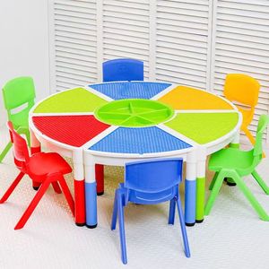 子供たちがプラスチック製のテーブル幼稚園の家具を学ぶ子供たち子供たちのテーブルと椅子 - Product Image 3