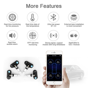 汽车TPMS 4 pcs内部BT型胎压监测传感器 - Product Image 4