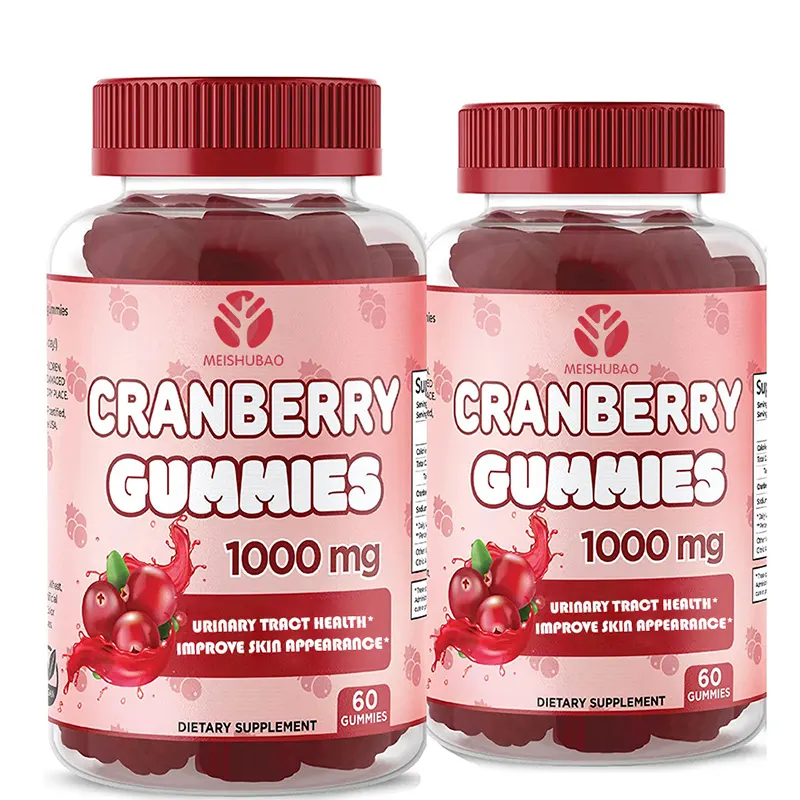 Natürliche Cranberry Gummies Harnwege Gesundheit Vegane Cranberry Gummy Bio Cranberry Extract Gummies