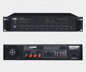AMPLIFICADOR DE POTENCIA mezclador de Audio OBT-6150, con 3 líneas para entrada de micrófono