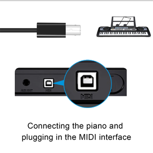 USB tipo C hembra a USB B macho escáner convertidor adaptador macho convertidor de conexión para impresora controlador MIDI teclado de Piano