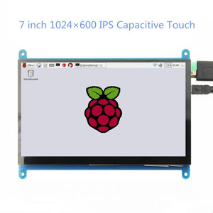 7 Inch 1024*600 IPS Capacitive Touch Panel TFT LCD Module Screen Display for <strong>Raspberry</strong> <strong>Pi</strong> 3 B+/4b USB <strong>Open</strong> <strong>Frame</strong> Display <strong>Monitor</strong>