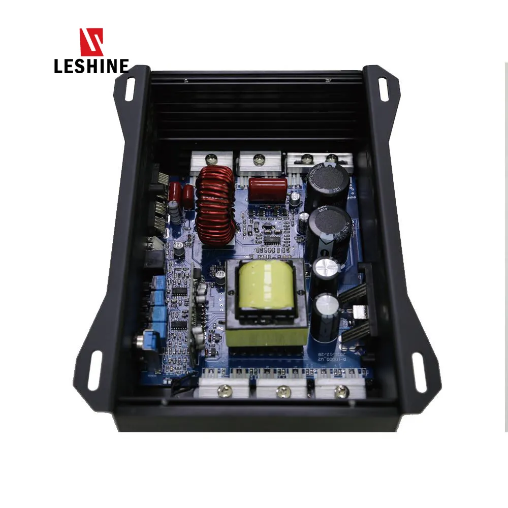 Leshine r 1000.1 kit de instalação de áudio, digital, som para carro, amplificador de áudio, cabos para instalação, kit de fiação mono, classe d