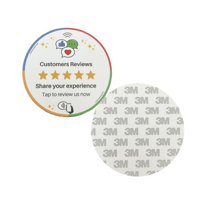 Custom Programmable <strong>QR</strong> <strong>Code</strong> Business RFID Card NFC Google Review Sticker - Product Image 3