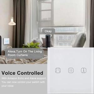 Avvolgibili Wifi Smart interruttore a tendina interruttore Touch Graffiti telecomando vocale intelligente Timer ci cambia regolamenti - Product Image 6