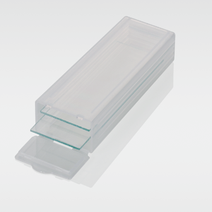 Portaobjetos de microscopio de vidrio de laboratorio prelimpiados transparentes con bordes de piso Aplicaciones químicas Personalización OEM compatible - Product Image 5