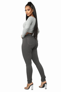 مقاس كبير جينز نسائي للنساء بنمط غير رسمي واسع جيد التهوية دينم مقاس فضفاض الولايات المتحدة الأمريكية من 2XL إلى 8XL للصيف - Product Image 4