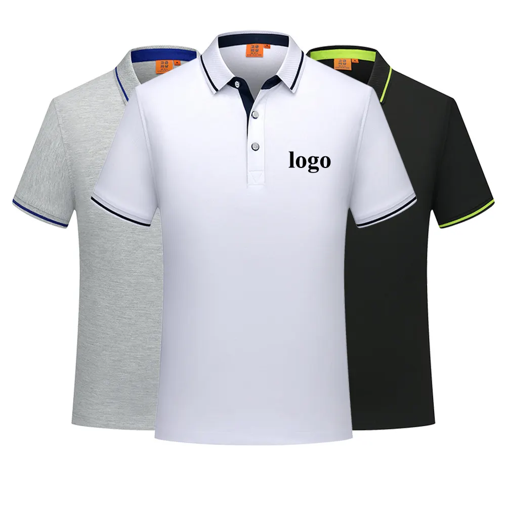 Polo Tshirt 100% Katun Kaos Polo Pria Kaos Polo Pria