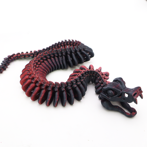 Bức tượng hình con rắn in <span class=keywords><strong>3D</strong></span>, móc khóa sáng tạo và mô hình chuyển động chung động vật - Product Image 5