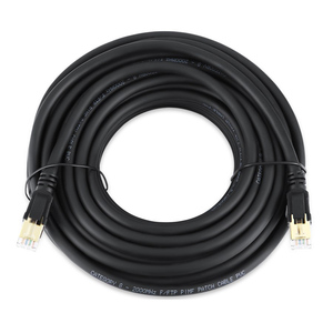 Cat 8 Ethernet kablosu, yüksek hızlı 40Gbps 2000Mhz SFTP LAN teller Modem, yönlendirici, PC için RJ45 konnektörü ile Internet yama kablosu - Product Image 1