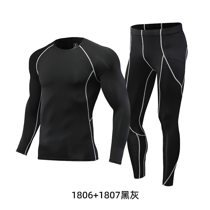 1806 + 1807 black and gray tights