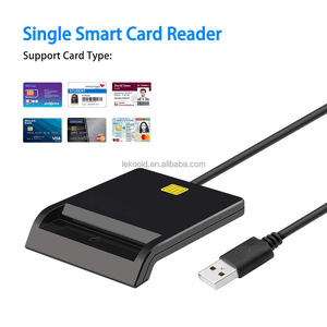 เครื่องอ่านบัตร USB ATM CAC SIM DNI ID ชิป IC เครื่องอ่านบัตรสมาร์ทการ์ดธนาคาร - Product Image 2