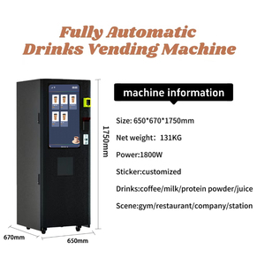 Thương mại ngay lập tức bán hàng tự động Máy pha cà phê tự động với màn hình cảm ứng đồng tiền hoạt động Cà Phê Máy bán hàng tự động cho doanh nghiệp - Product Image 2
