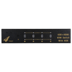 VCOM 4K @ 30Hz HDMI KVMスイッチ4 In 1 Out for Professional Engineering Levelデスクトップマルチメディアシステム - Product Image 2