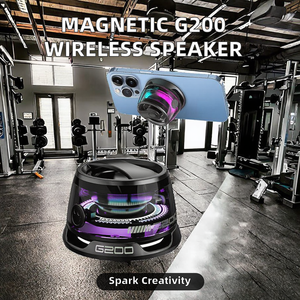 G200 Không Dây Loa Siêu Trầm Loa RGB LED Chiếu Sáng Máy Tính Xách Tay Loa Cho Nhà Theatre Máy Tính Để Bàn Âm Nhạc Máy Nghe Nhạc Món Quà Hoàn Hảo - Product Image 3