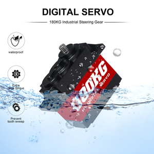 Servo interamente in metallo ad alta velocità per auto RC e aereo RC | 12-24V | Ingranaggio in acciaio digitale Brushless da 180kg - Product Image 2