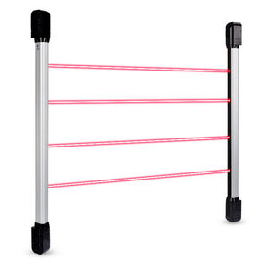 Rejilla infrarroja inalámbrica activa multihaz Alarma DE SEGURIDAD Haces Sensor Detector Sistema de alarma de intrusión - Product Image 1